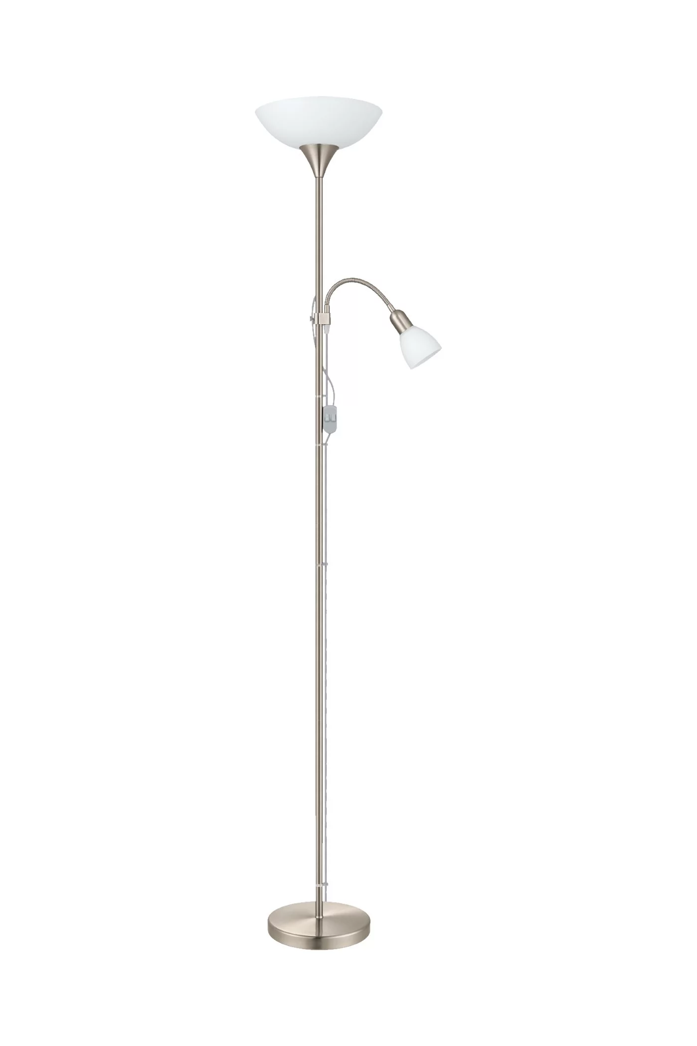   
                        
                        Торшер EGLO (Австрія) 37772    
                         у стилі Модерн.  
                        Тип джерела світла: світлодіодна лампа, змінна.                                                 Кольори плафонів і підвісок: Білий.                         Матеріал: Пластик, Скло.                          фото 1